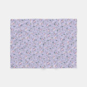 Axolotalen in Lila Fleecedecke (Vorderseite (Horizontal))