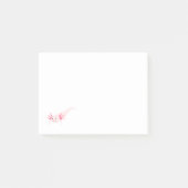 Axoloti Vektor-Cartoon Post-it Klebezettel (Vorderseite)