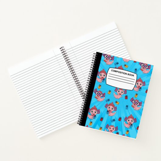 Axolotkomposition Notizblock (Innenseite)