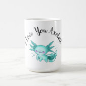 Axolotl Adorable Niedliche Cartoon wie Liebe Puppe Kaffeetasse (Mittel)
