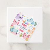 Axolotl Alotl Fun Birthday Party Square Geschenkanhänger (Beispiel)