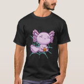 Axolotl Ambystoma Mexicanum Halloween Walking Fish T-Shirt (Vorderseite)