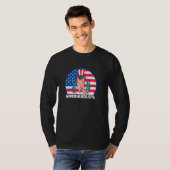 Axolotl Ameriaxolotl Usa Flag Juli 4. Pullover (Vorne ganz)
