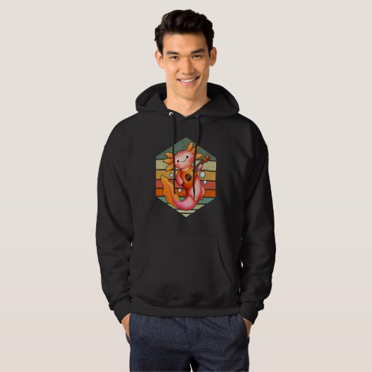 Axolotl Amphibian Sayings 8 Hoodie (Vorne ganz)