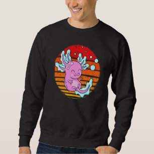 Axolotl Amphibie Sprüche 5 Sweatshirt