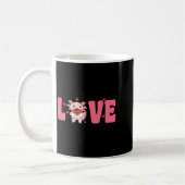 Axolotl Animals With Hearts Love Premium Tri-blend Kaffeetasse (Links)