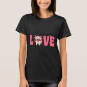Axolotl Animals With Hearts Love Premium Tri-blend T-Shirt (Vorderseite)