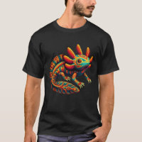 Axolotl Art Mexico Aztec Mexikanischer Amphibien S