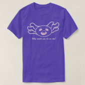 Axolotl-Aussterben T-Shirt (Design vorne)