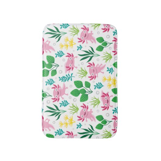 Axolotl Badematte (Vorderseite Vertikal)