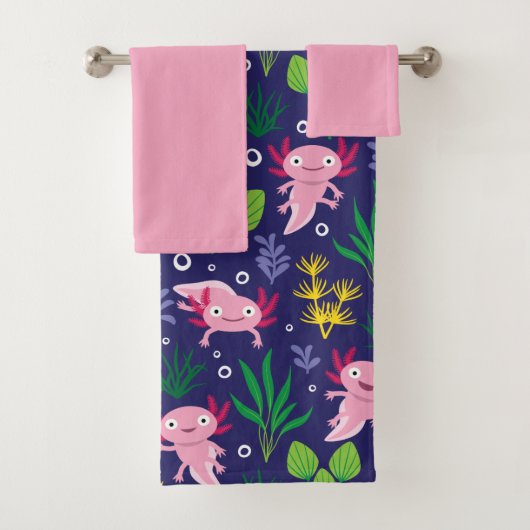 Axolotl Badhandtuch Set (Insitu)