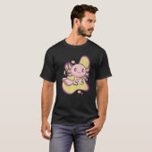 Axolotl Banana Milk Ambystoma Mexicanum T-Shirt (Vorne ganz)