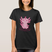 Axolotl Baphomet Pagan Black T-Shirt (Vorderseite)