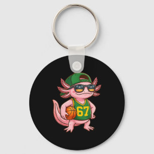 Axolotl Basketball 67 Gen Alpha Slang Srts Männer  Schlüsselanhänger