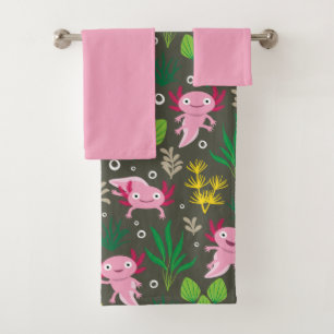 Axolotl Bath Handtuch Set