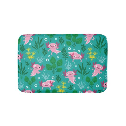 Axolotl Bath Mat Badematte (Vorderseite)