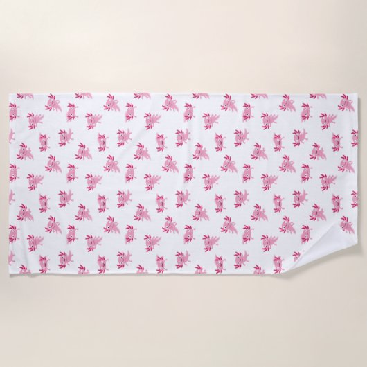 Axolotl Beach Handtuch (Vorderseite)