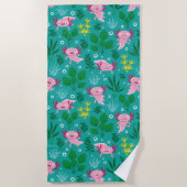 Axolotl Beach Handtuch (Vorderseite)