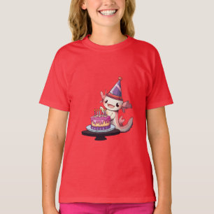 Axolotl Begeisterte Tee-Geburtstagsgeschenk Idee T-Shirt