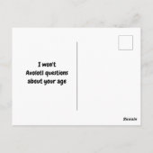 Axolotl Birthday Funny Niedlich Postkarte (Rückseite)