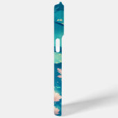 Axolotl Blume Pond Serenity Case-Mate iPhone Hülle (Rückseite / Rechts)