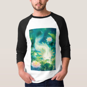 Axolotl Blumenoase T-Shirt