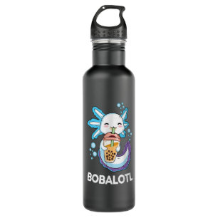 Axolotl Boba Kids Girls Bobalotl Kawaii Niedlich A Edelstahlflasche