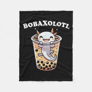 Axolotl Boba Tea Bubble Teezeremonie auf dem Monte Fleecedecke