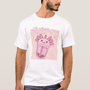 Axolotl Bubble Milk Tee Boba Niedlich Axolotl Kawa