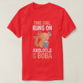 Axolotl Bubble Tee T - Shirt (Design vorne)