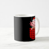 Axolotl Buffalo Red Plaid Cket Christmas Funny Men Kaffeetasse (VorderseiteRechts)