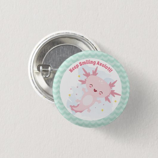 Axolotl Button (Vorne & Hinten)