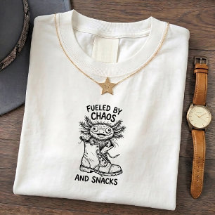 Axolotl-Chaos-lustiges T-Shirt-Zitat T-Shirt