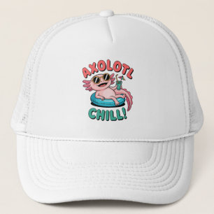Axolotl Chill! – Cooler Sommer Axolotl  Truckerkappe