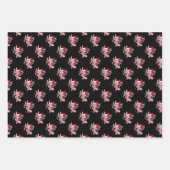 Axolotl Christmas Candycane Geschenkpapier Set (Vorderseite)