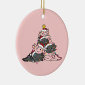 Axolotl Christmas Tree Funny Animal Christmas Adul Keramik Ornament (Rechts)