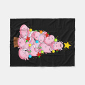 Axolotl Christmas Tree Ornament Fish Axolotl Anima Fleecedecke (Vorderseite (Horizontal))