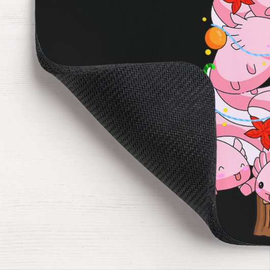 Axolotl Christmas Tree Ornament Fish Axolotl Anima Mousepad (Ecke)