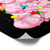 Axolotl Christmas Tree Ornament Fish Axolotl Anima Poster (Ecke)