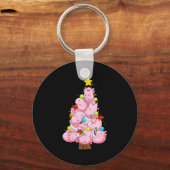 Axolotl Christmas Tree Ornament Fish Axolotl Anima Schlüsselanhänger (Vorderseite)