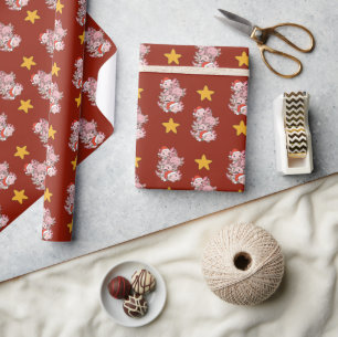 Axolotl Christmas Tree Weihnachtstiere Axolotls Geschenkpapier
