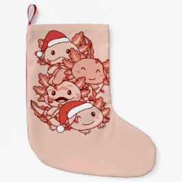 Axolotl Christmas Tree Weihnachtstiere Axolotls Kleiner Weihnachtsstrumpf