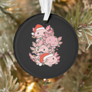 Axolotl Christmas Tree Weihnachtstiere Axolotls Ornament