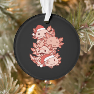 Axolotl Christmas Tree Weihnachtstiere Axolotls Ornament