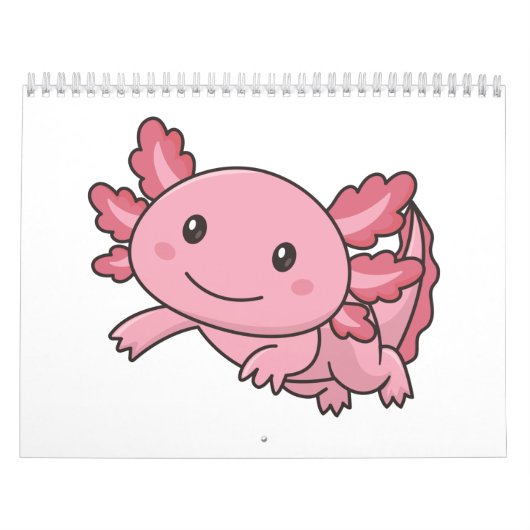 Axolotl Christmas Winter Animals Axolotls Kalender (Titelbild)