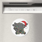 Axolotl Christmas Winter Animals Axolotls Magnet (In Situ (Geschirrspüler))