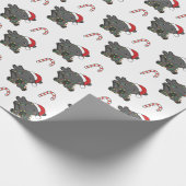 Axolotl Christmas Winter Animals Axolotls Wrapping Geschenkpapier (Ecke)