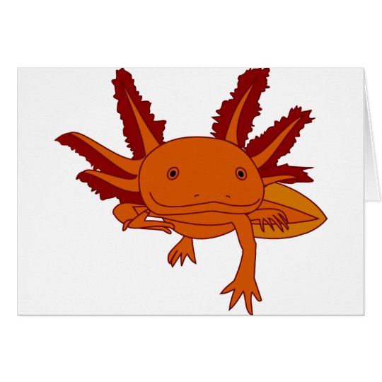 Axolotl Cookie Karte