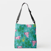 Axolotl Crossbody Bag Tragetaschen Mit Langen Trägern (Rückseite)