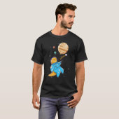 axolotl cute animals axolots axolotl spaceman as T-Shirt (Vorne ganz)
